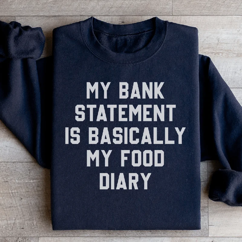 My Bank Statement Is Basically My Food Diary