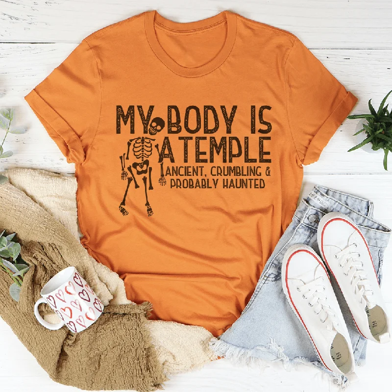 My Body Is A Temple Halloween Tee