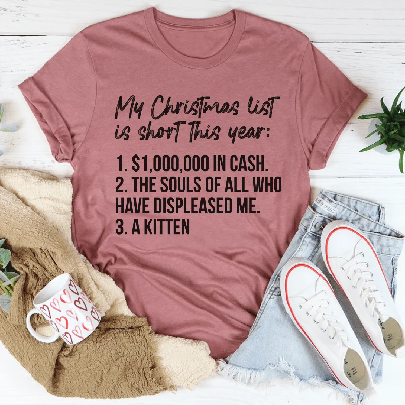 My Christmas List Tee