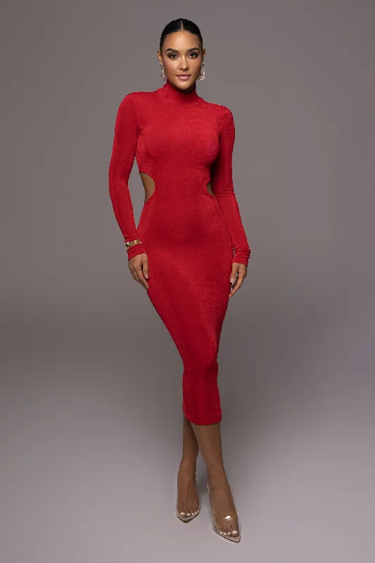 Tango Red Made For You Dress