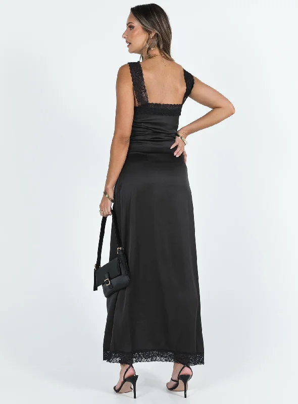 Ballerina Vintage Maxi Dress Onyx