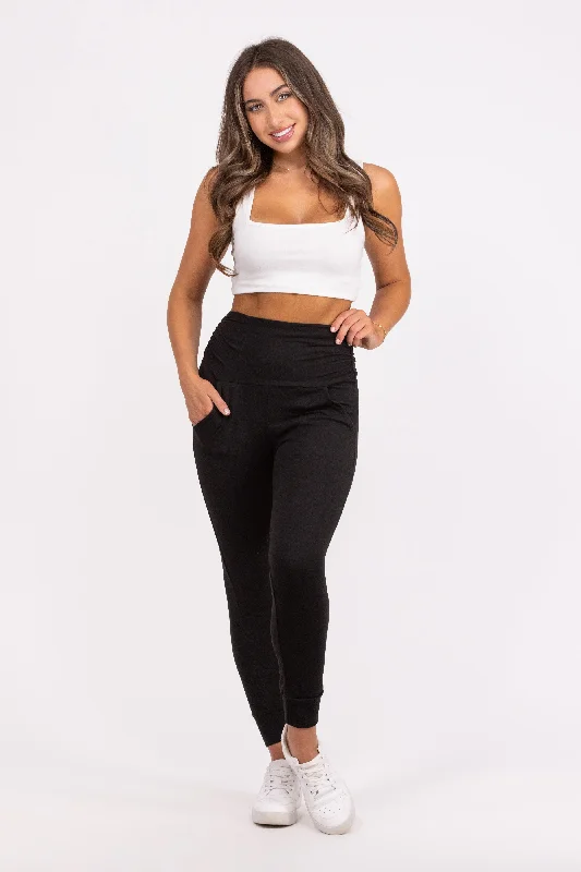 Haley Pleated Waist Joggers