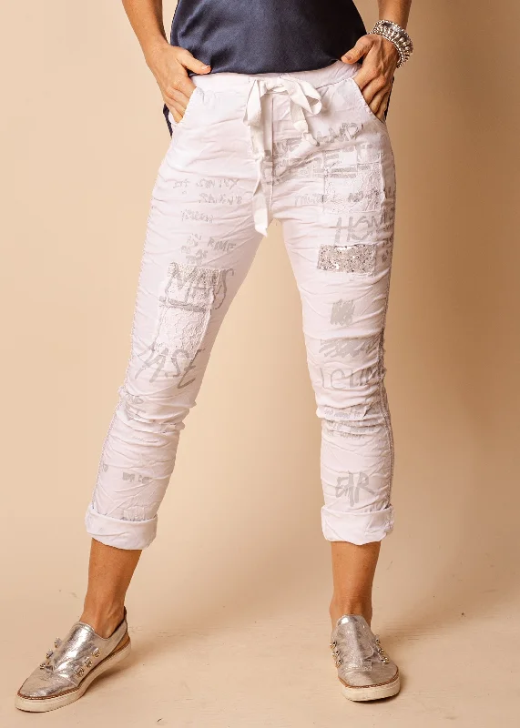 Livia Pants in White