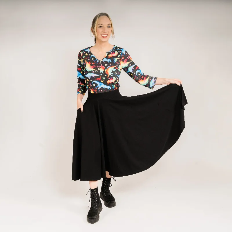 Onyx Twirl Skirt