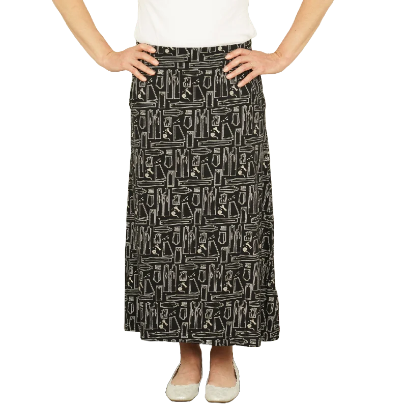 Pattern of Patterns Midi Skirt [FINAL SALE]