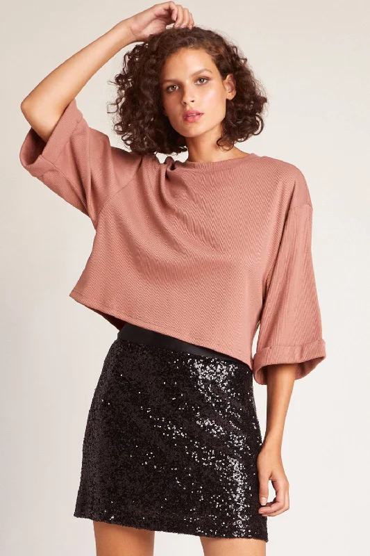 Time To Shine Sequin Mini Skirt