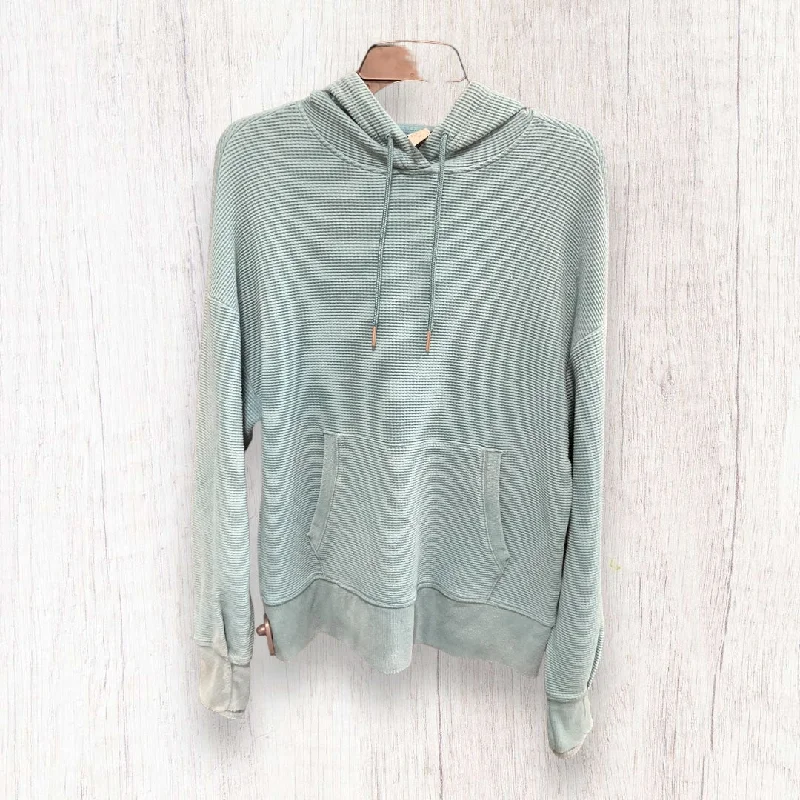 Athletic Sweatshirt Hoodie By Athleta In Green, Size: M