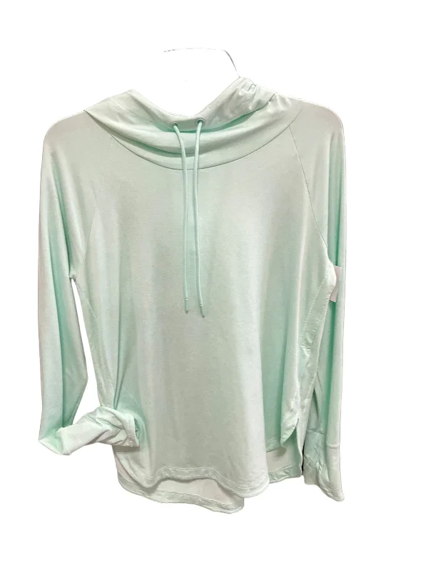 Athletic Sweatshirt Hoodie By Athleta In Green, Size: M