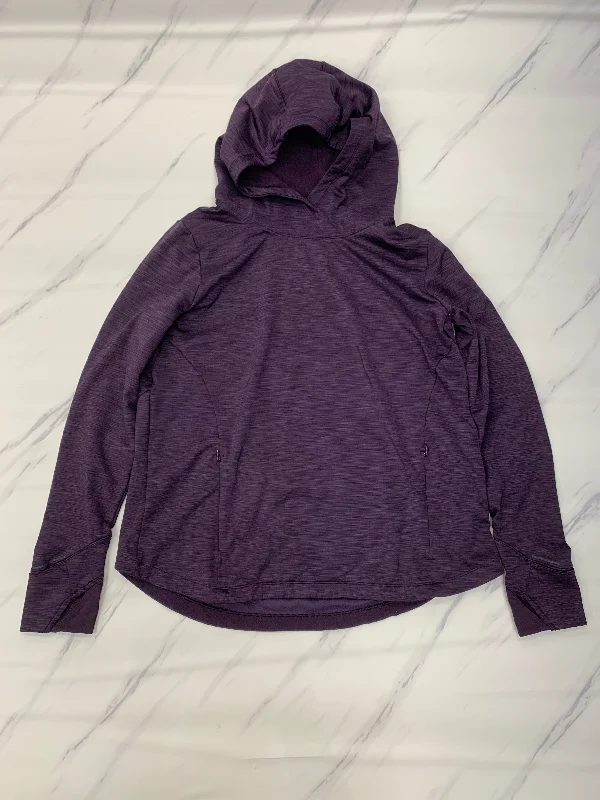 Athletic Sweatshirt Hoodie By Athleta In Purple, Size: Xl