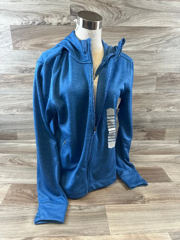 Athletic Sweatshirt Hoodie By Duluth Trading In Blue, Size: Large