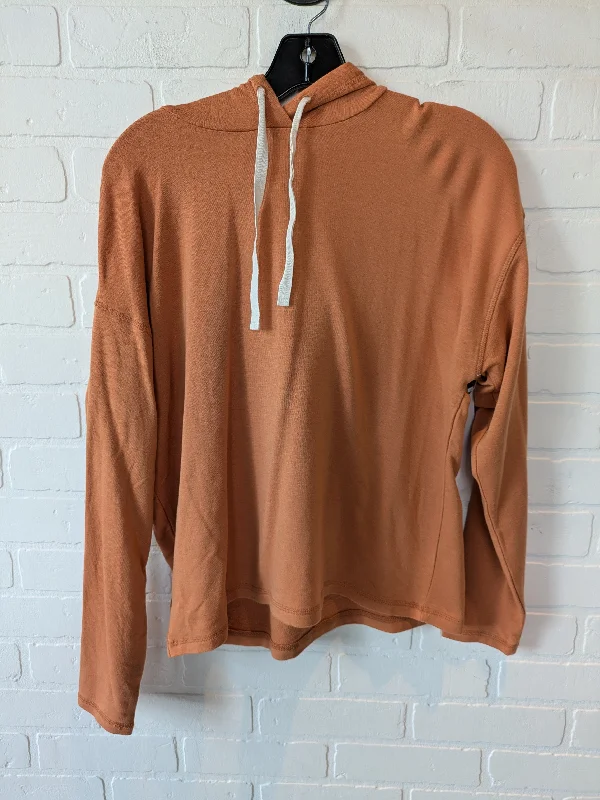 Sweatshirt Hoodie By Loft In Orange, Size: M