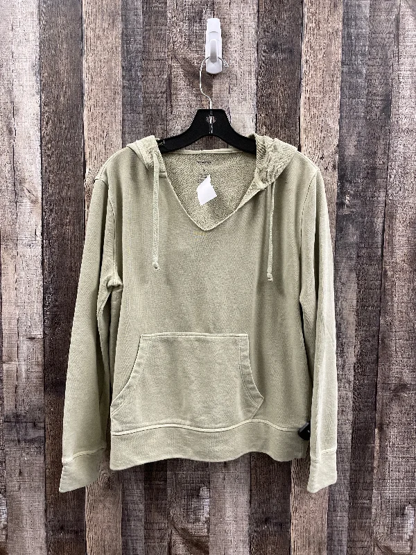 Sweatshirt Hoodie By Sonoma In Green, Size: S