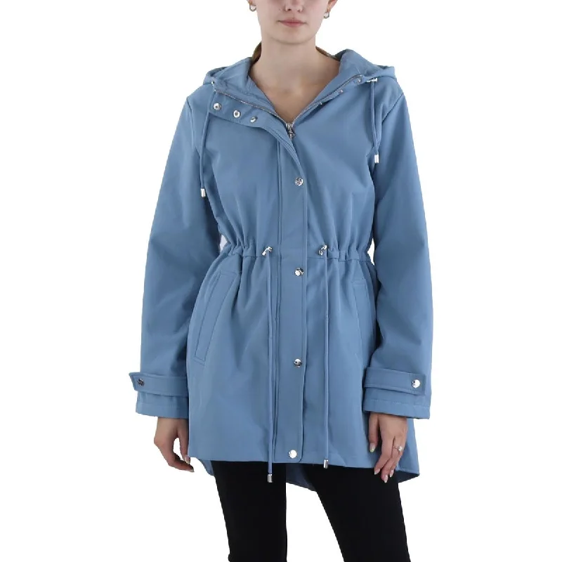 Jessica Simpson Womens Hooded Cold Weather Soft Shell Jacket