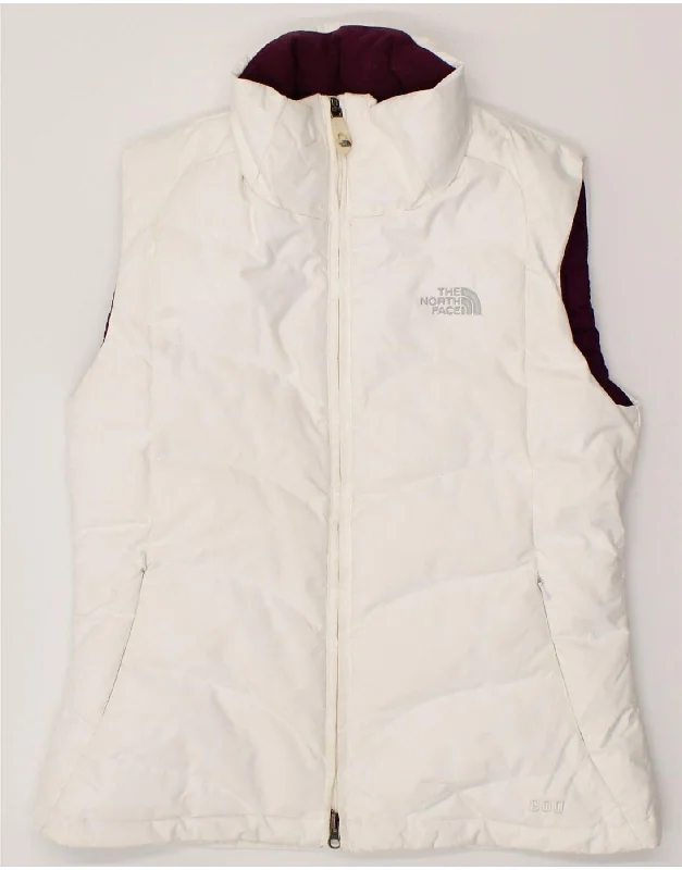 THE NORTH FACE Womens Padded Gilet UK 10 Small White Polyamide