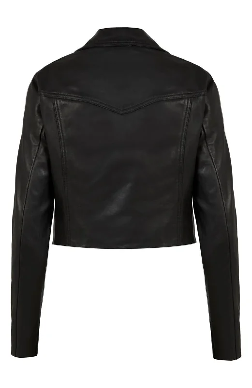 Womens Elora Real Leather Jacket