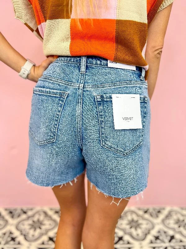 [Vervet] Quincy High Rise Denim Shorts