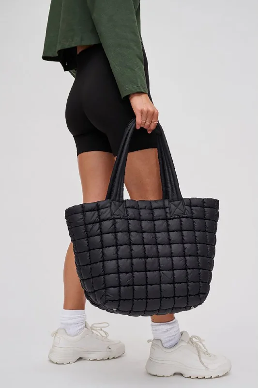 Breakaway - Quilted Puffer Nylon Tote