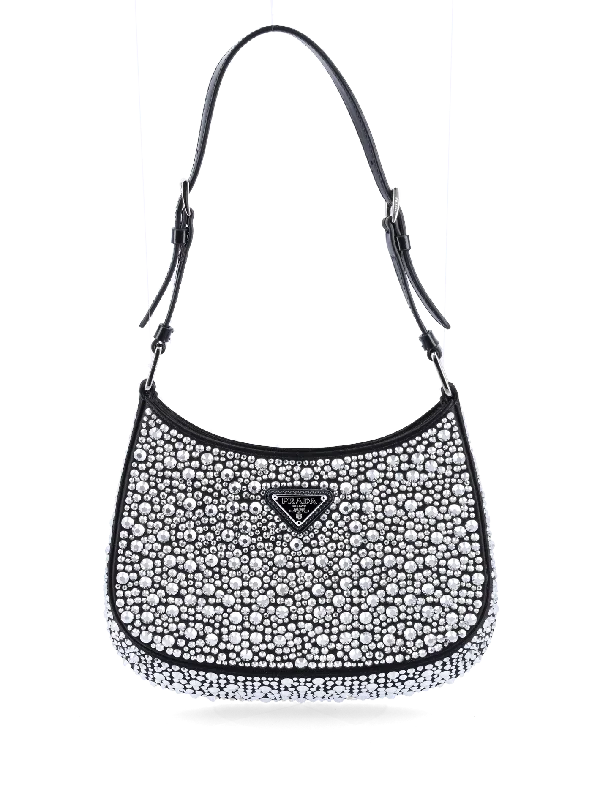 cleo crystal-embellished shoulder bag