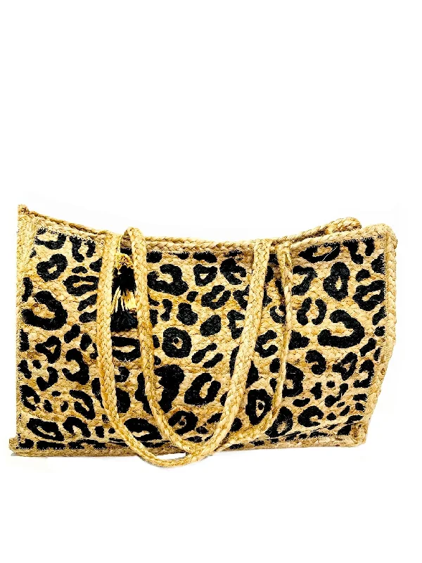 Leopard Print Tote