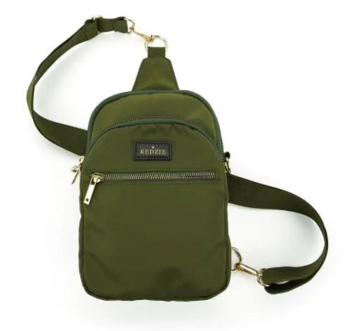 Kedzie Roundtrip Convertible Sling Handbag in Olive