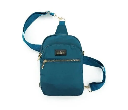 Kedzie Roundtrip Convertible Sling Handbag in Teal