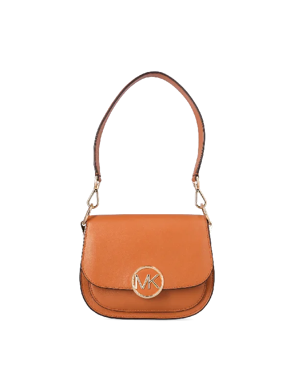 lillie leather saddle bag