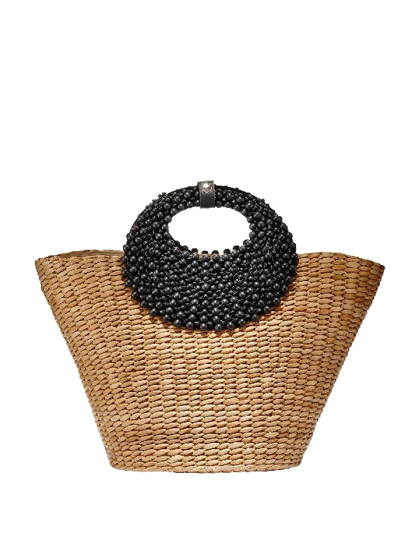 Pebble Raffia Tote